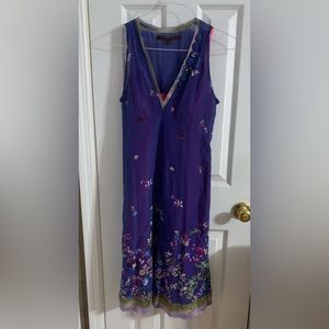 Purple floral A Common Thread dress